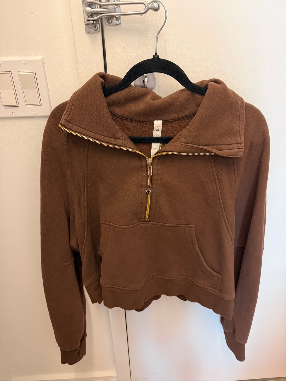 Lululemon Women's Brown Half-Zip Pullover Sweatshirt